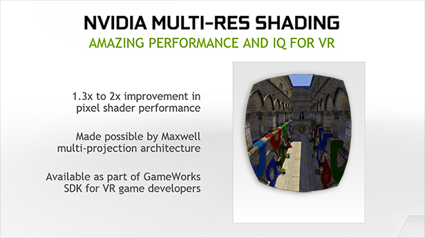 Sombreado multirresolución de NVIDIA