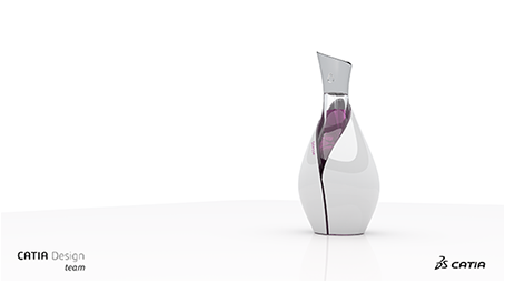 Frasco de perfume renderizado con CATIA y una tarjeta gráfica Quadro Frasco de perfume renderizado con CATIA y una tarjeta gráfica Quadro