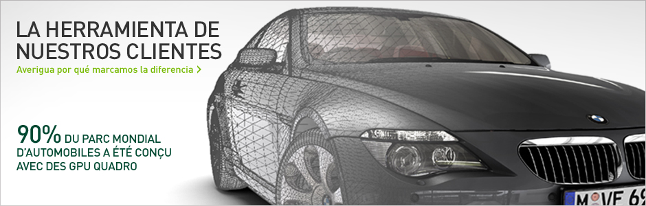 EL 90% DE LOS COCHES DEL MUNDO SE DISEÑAN CON LAS GPU QUADRO