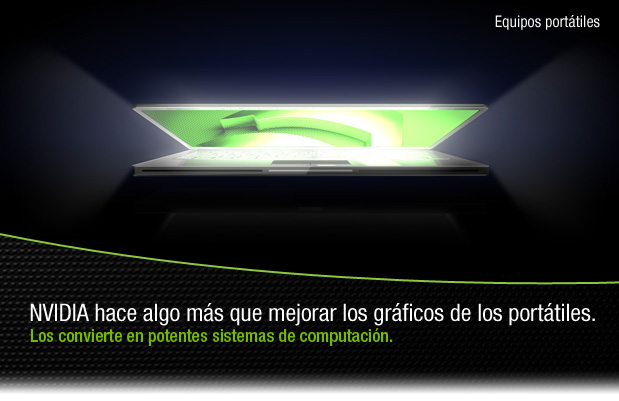 NVIDIA hace algo más que mejorar los gráficos de los portátiles.