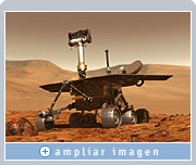 Los científicos de la NASA pueden desplazar los robots de exploración unos 40 metros al día guiados por mapas tridimensionales del terreno que se visualizan con gráficos NVIDIA Quadro®. Esta imagen, cedida por la NASA Ames/JPL/Cornell/Maas Digital LLC, ha sido generada con gráficos NVIDIA.