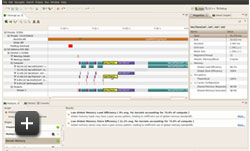 Imagen del analizador de rendimiento de Nsight, Eclipse Edition Imagen del analizador de rendimiento de Nsight, Eclipse Edition