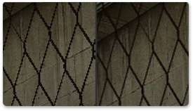 Las dos nuevas modalidades de antialiasing son perfectas para representar exteriores, escenas con vegetación, mallas metálicas o cualquier otro entorno en el que los modelos aparezcan formados por líneas muy delgadas desde el ángulo de visión.