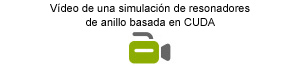 Vídeo de una simulación de resonadores de anillo basada en CUDA