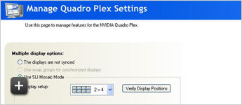 Manage Quadro Plex Settings