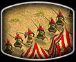 Rise of Nations incluye más de 220 unidades diferentes, cada una con su propia animación. Aquí vemos a los turcos (una de las 18 naciones) en pleno Siglo de las Luces.