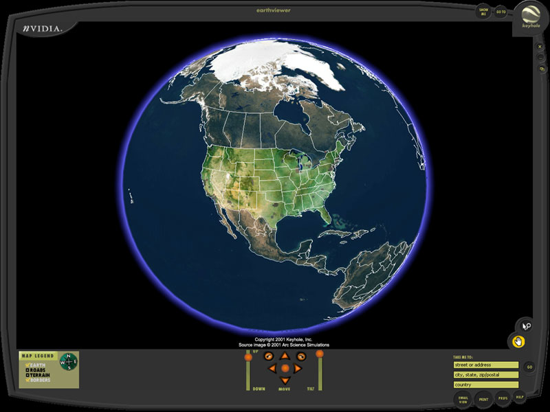 keyhole earthviewer keyhole earthviewer